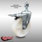 Service Caster 5 Inch SS Nylon Wheel Swivel 1/2 Inch Threaded Stem Caster with Total Lock Brake SCC-SSTSTTL20S514-NYS-121315 - alternate 3